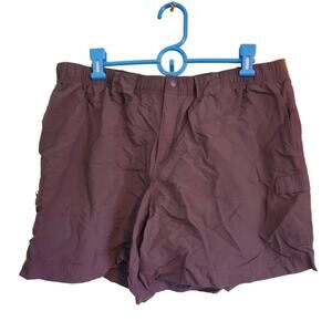 Columbia Gray Cargo Hiking Outdoor Shorts Women's Size XL